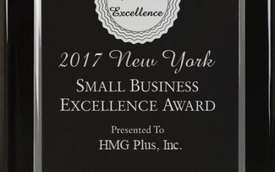 HMG+ Wins 2017 New York Small Business Excellence Award
